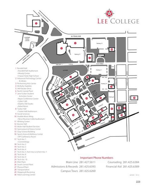 FSW Lee Campus Map