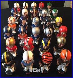 28) VINTAGE NFL BOBBLEHEADS NODDER COMPLETE SET ALL TEAMS 1980’s ...