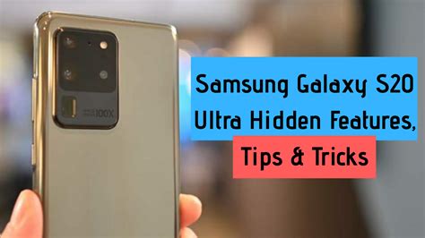 17 Samsung Galaxy S20 Ultra Hidden Features, Tips And Tricks | Gizdoc