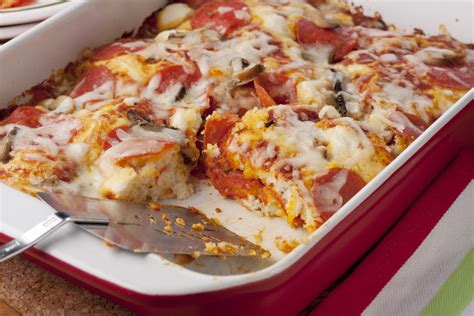 5-Ingredient Pizza Bake | MrFood.com