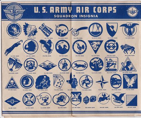 1945 US Army Air Corps Squadron Insignia | Dan H. | Flickr