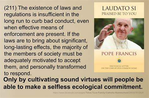 8 Photo Memes of Quotes by Pope Francis on the Climate Encyclical, Laudato Si - Totus Tuus ...