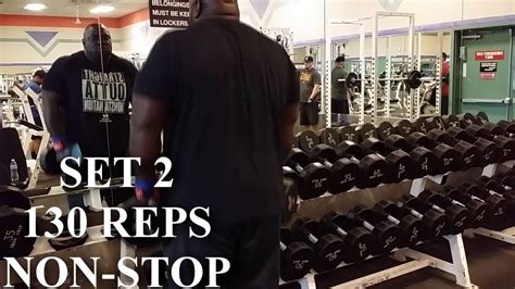 260 NON-STOP REPS | DUMBBELL SHOULDER SHRUGS - YouTube