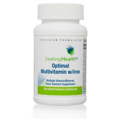 Optimal Multivitamin with Iron – 120 Capsules | ICHealthBeyond