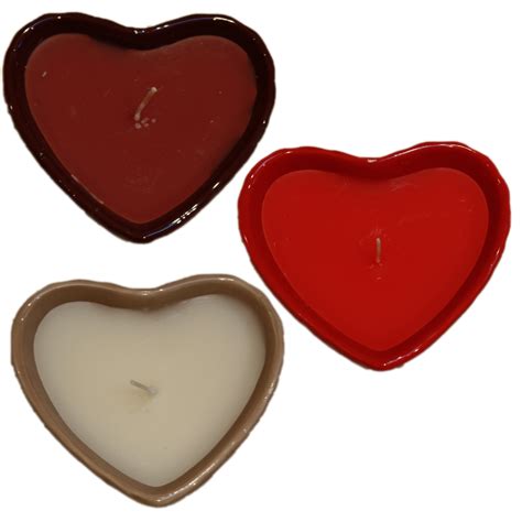 Ceramic Heart Shaped Scented Candle | eBay