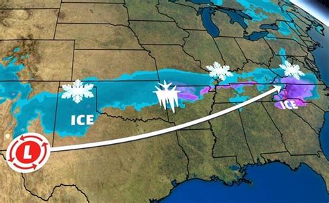 Impact of Winter Storm Diego from Southern Plains to Southeast USA