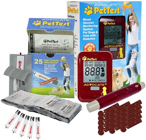 Pettest Red Dot Blood Glucose Monitoring System For Dogs And Cats With ...