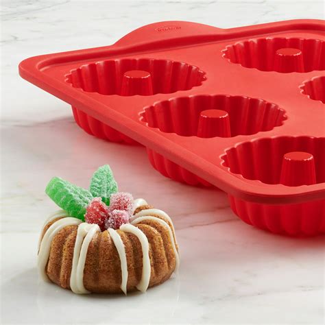 Trudeau Silicone Mini Bundt Pans, 2 pack - Walmart.com - Walmart.com