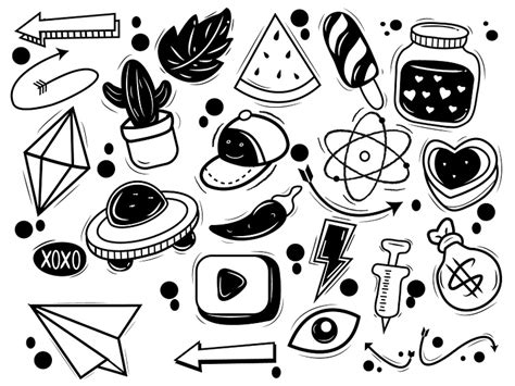 Doodles by raveena on Dribbble