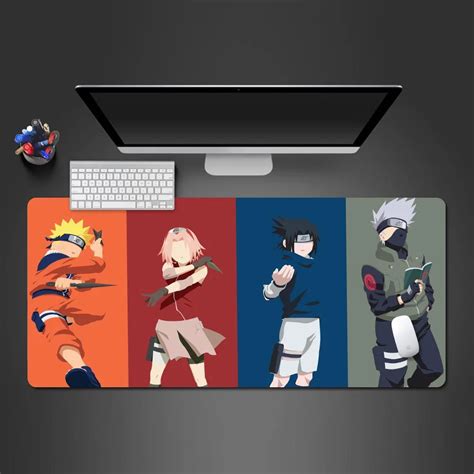 Naruto Animation Creative Computer Gamer Gel Mats Ultra thin Mousepad Computer Laptop Office ...