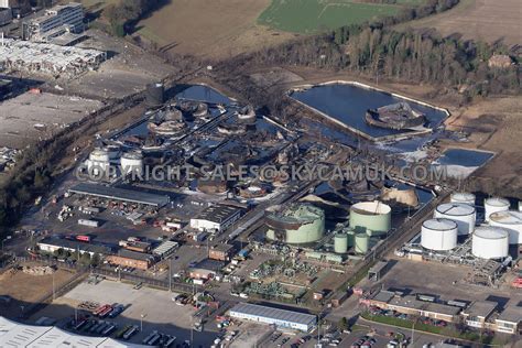 Aerial photography of Buncefield fire aerial photography of the ...