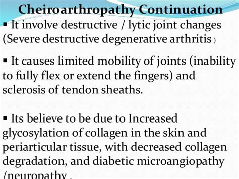 Musculo skeletal complication of diabetes mellitus