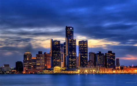 Detroit Skyline Wallpapers - Wallpaper Cave