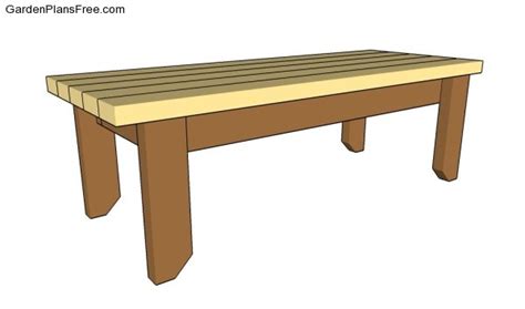 2x4 Bench Plans | Free Garden Plans - How to build garden projects