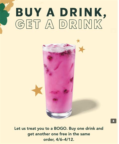 Starbucks Rewards Canada Promotions: Buy a Drink, Get a FREE Drink ...