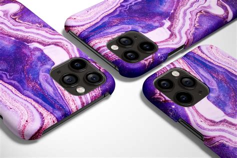 Purple Marble Phone Case available for iPhone 11 11 Pro Max | Etsy