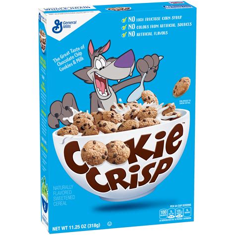 General Mills Cookie Crisp Cereal, 11.25 oz (318 g) - Food & Grocery ...