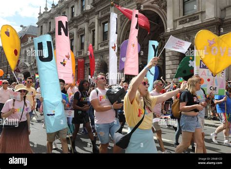 The annual Pride march in London 2023, UK Stock Photo - Alamy