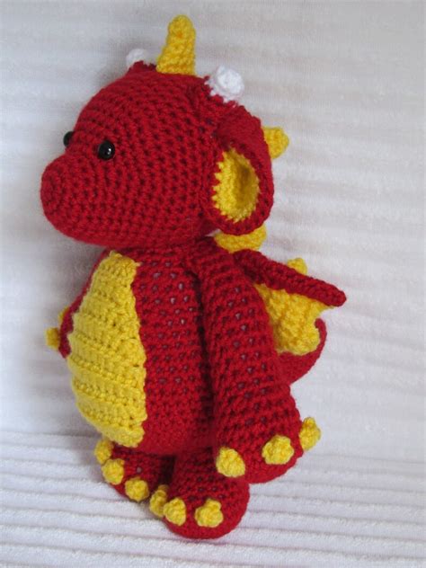 Crochet Animal Crochet Dragon Stuffed Animal Dragon Plush - Etsy