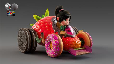 ArtStation - Vanellope - Candy Kart