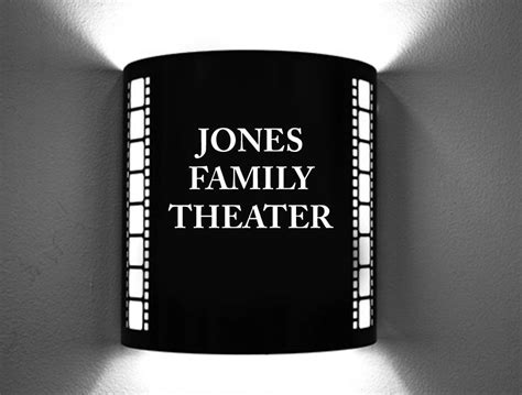 Various Personalized Home Theater Sconce Wall Lighting - Etsy