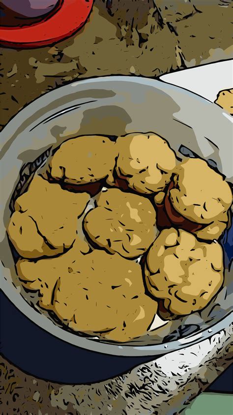 Clipart - Moms peanut butter cookies