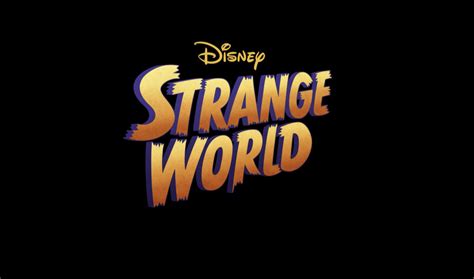 Strange World New Disney Animated Movie Logo