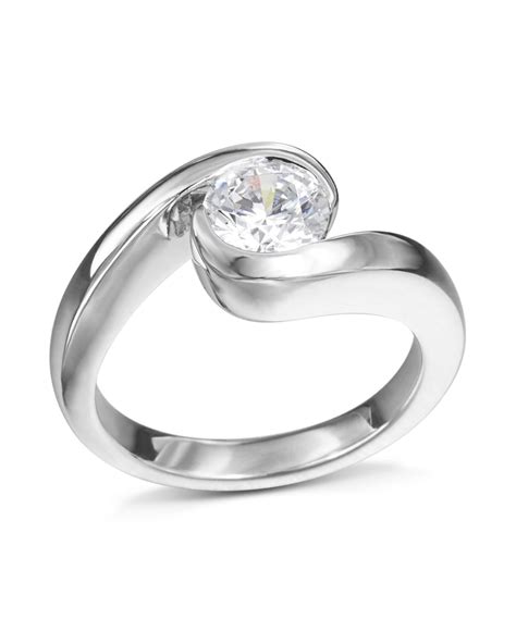 Bypass Diamond Engagement Ring - Turgeon Raine