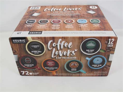 Keurig Green Mountain Coffee Lovers 72 Count K Cup Pods 6 Flavor ...