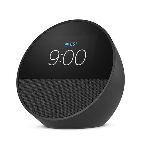 Amazon Echo Spot (2024 Release) Smart Alarm Clock with Vibrant Sound ...