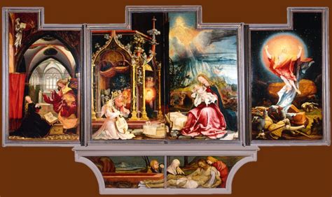 Matthias Grünewald: Isenheim Altar - opened, 1 | Painting, Art, Altar