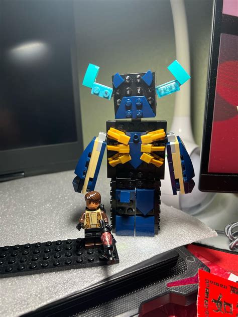 I made a Lego warden from Minecraft : r/just2good