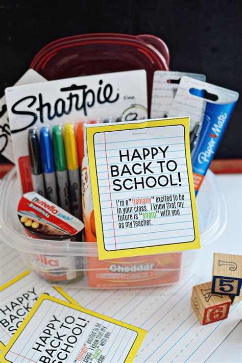 Back to School Teacher Gift Idea