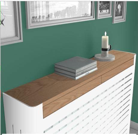 Modern Floating White Radiator Heater Cover NORDIC one or two wood ...