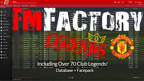 Man United Legends Database - Football Manager General Discussion - Sports Interactive Community