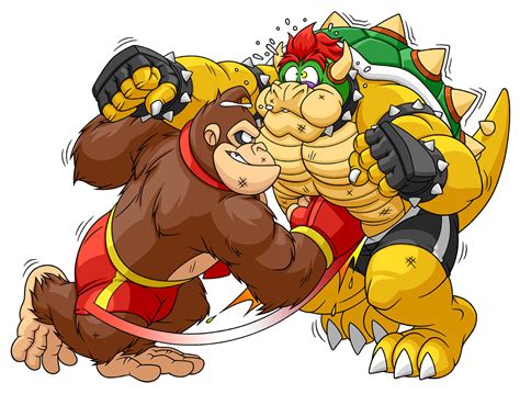 Commission: Donkey Kong vs Bowser by MatthewSmith on DeviantArt