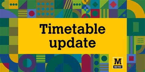 Tyne and Wear Metro on Twitter: "Friday 23 - Friday 30 June: A revised timetable will be in ...