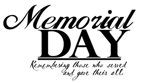 Memorial Day Black And White Clip Art | www.imgkid.com - The Image Kid ...