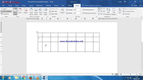 How To Draw Tables In Microsoft Word - Societynotice10