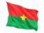 Flag background. Illustration of flag of Burkina Faso
