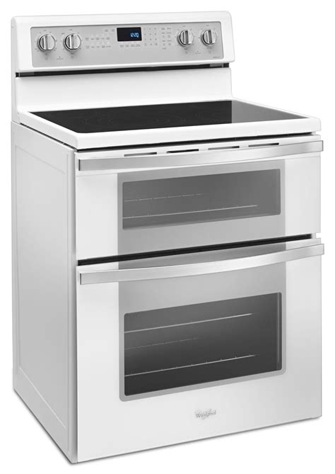 Whirlpool White Electric Double Oven Range - WGE745C0FH