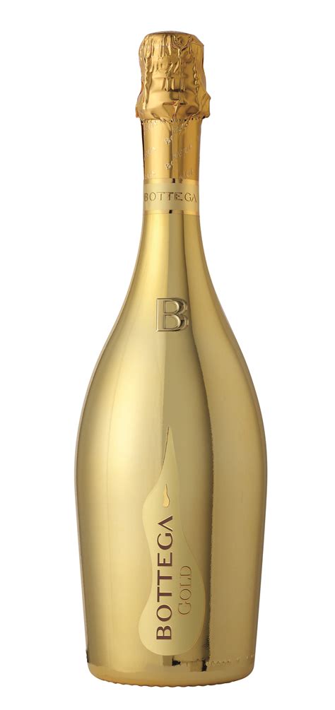 Bottega Gold's restyled gilded bottle | Gold prosecco, Gold champagne ...