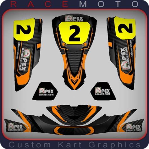 Custom Kart Sticker kit for MK14 Bodywork | Go kart, Bodywork, Karting