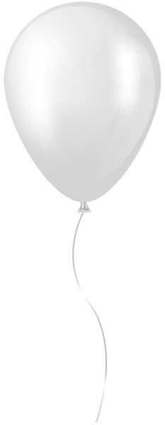 White Balloon Transparent Clip Art | Gallery Yopriceville - High-Quality Free Images and ...