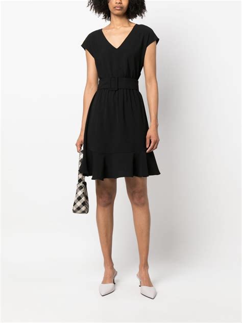 Armani Exchange Dress Woman In Black | ModeSens