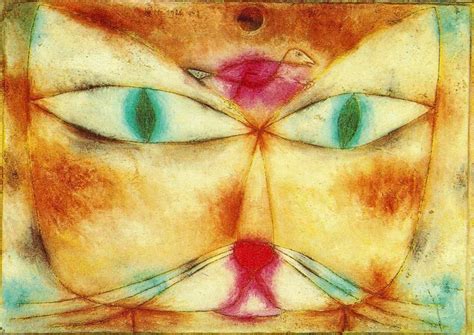 Cat and Bird, 1928, Paul Klee Medium: oil,canvas Abstract Art For Kids, Abstract Art Painting ...