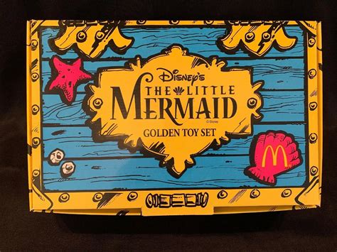 McDonalds 1997 Disney The Little Mermaid Golden Set Complete 8 Happy ...