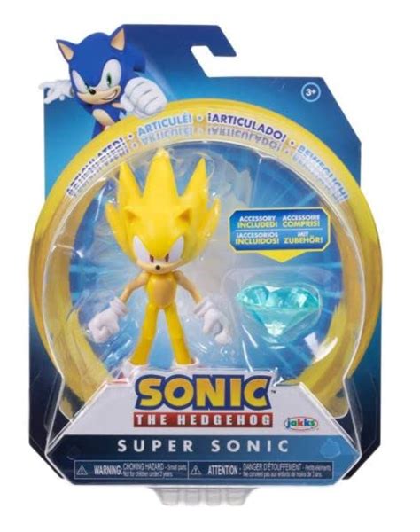 Buy Sonic the Hedgehog 4" Articulated Action Figure Collection (Choose Figure) (Super Sonic ...