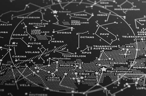 The Stellar Map Poster Made of Constellations – Fubiz Media