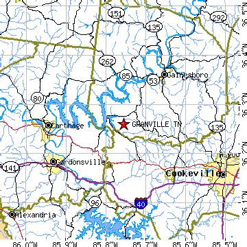 Granville, Tennessee (TN) ~ population data, races, housing & economy